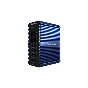 XPTN-9000-65-4GX8GP-X Switch Công nghiệp Scodeno 12 cổng 4*1000 Base-X, 8*10/100/1000 Base-T PoE